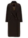 Max Mara Angus Cashmere And Alpaca Coat In Brown