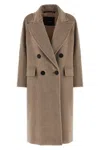 Max Mara Angus Coat In Gray