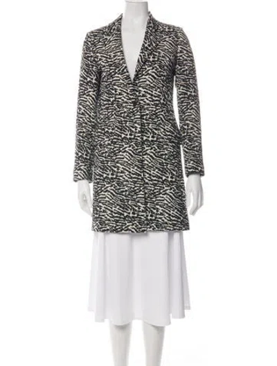 Pre-owned Max Mara Animal Print Blazer In Multi
