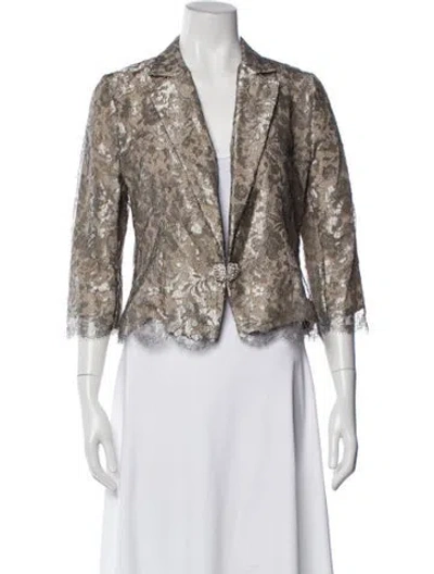 Pre-owned Max Mara Animal Print Evening Jacket W/ Tags