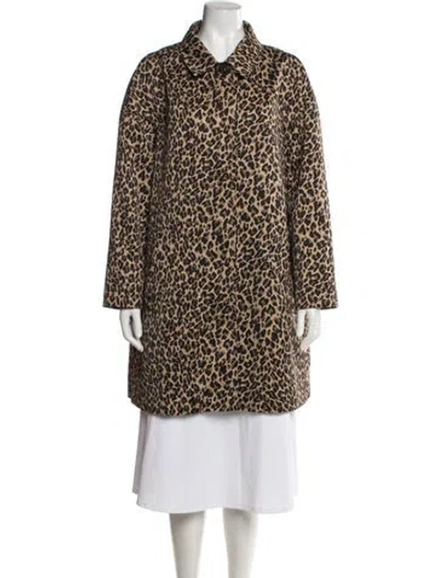 Pre-owned Max Mara Animal Print Jacket In Neutrals