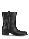 Max Mara Ankle Boots With Pointed Toe In Black