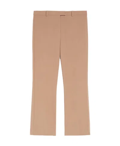 Max Mara Ankle-length Casual Pants In Brown