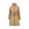 Max Mara Antidrop Polyester Down Jacket In Beige