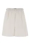 Max Mara Antiope Elasticated-waist Mini Shorts In White