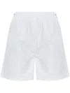 Max Mara Antiope Elasticated-waist Mini Shorts In White