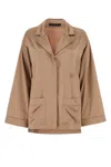 Max Mara Camicia Vasaio In Raso Rosa Antico Donna In Brown