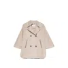 Max Mara Aospite Double-breasted Cape-style Jacket In Neutral