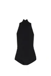 Max Mara High-neck Bodysuit In Black