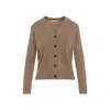 Max Mara Apollo Patches Cardigan In Brown
