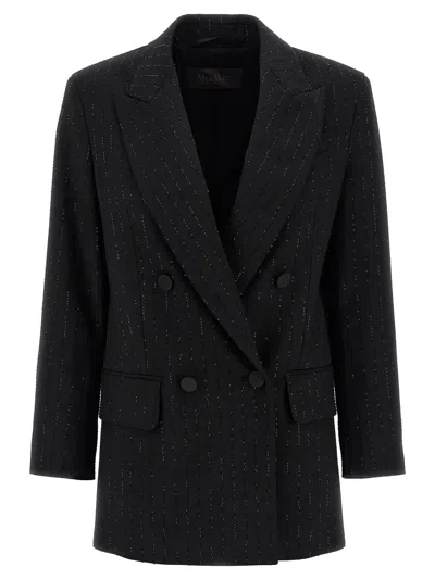 Max Mara Appia Blazer In Black
