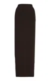 Max Mara Aprile Knit Skirt In Brown