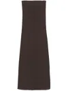 Max Mara Aprile1234 Viscose Pencil Skirt In Brown