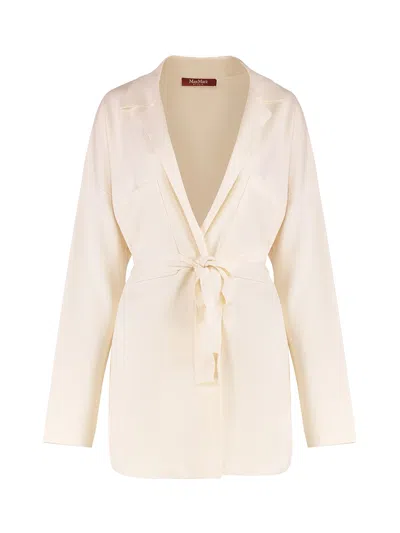 Max Mara Aquile Cardigan In Neutral