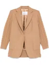 Max Mara Arabia Coat In Brown