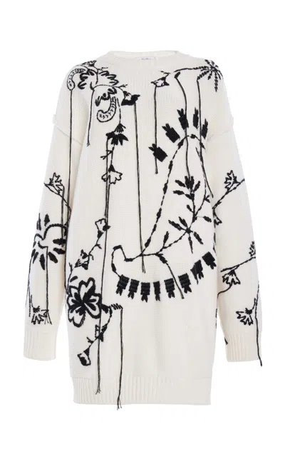 MAX MARA ARAD KNIT WOOL-CASHMERE DRESS