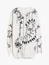 Max Mara Embroidered Wool And Cashmere Dress