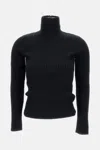 Max Mara Turtleneck Long-sleeved Sweater In Black
