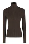 Max Mara Wool-cashmere Verde Muschio Sweater In Green