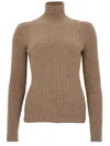 Max Mara 'arali1234' Turtleneck Sweater  In Brown
