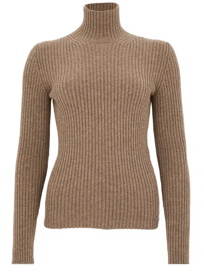Max Mara 'arali1234' Turtleneck Sweater  In Brown