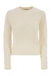 Max Mara Aramis - Slim-fit Cashmere Jumper In White