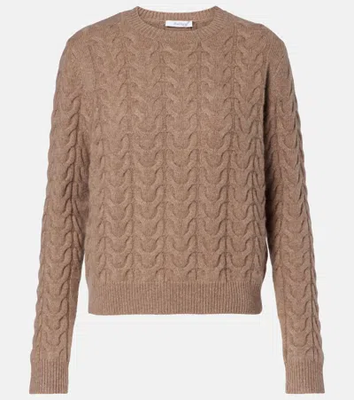 MAX MARA ARAMIS CABLE-KNIT CASHMERE SWEATER
