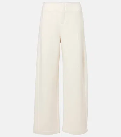 MAX MARA ARCA CASHMERE AND WOOL WIDE-LEG PANTS