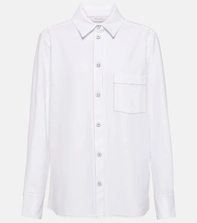 Max Mara Arcadia Denim Shirt In White