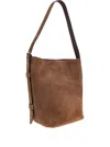 Max Mara Archeti Suede Shoulder Bag