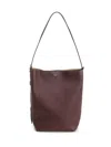 Max Mara Archetipo 1 S V2 Archetipo Bucket Bag In Grainy Leather Shoulder Bags Bordeaux