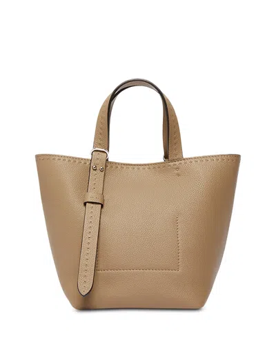 Max Mara Archetipo Extra Small Leather Handbag In Blue