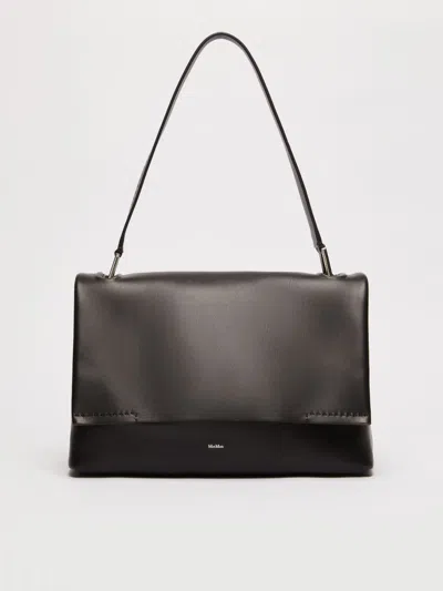 Max Mara Archetipo Leather Handbag In Black