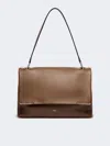 Max Mara Archetipo Leather Handbag In Brown