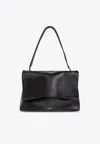 Max Mara Archetipo 06 Leather Shoulder Bag In Black
