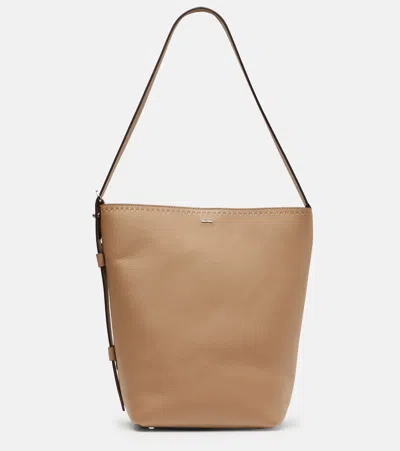 Max Mara Archetipo Medium Leather Shoulder Bag