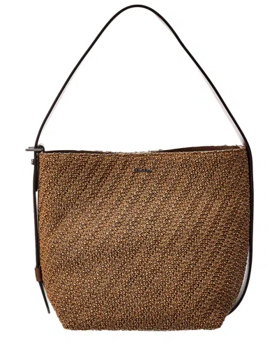 MAX MARA ARCHETIPO MEDIUM LEATHER-TRIM TOTE