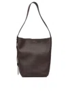Max Mara Medium Archetipo Leather Shoulder Bag In Red