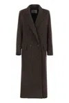 Max Mara Arco1234 - Coat In Virgin Wool And Cashmere In Brown