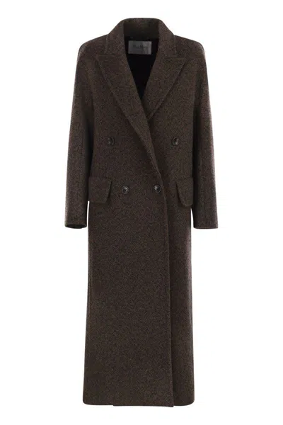 Max Mara Arco1234 - Coat In Virgin Wool And Cashmere In Brown