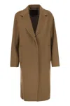 Max Mara Ardenne Coat From The Atelier Line In Brown