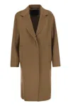 Max Mara Ardenne Cashmere Coat In Brown