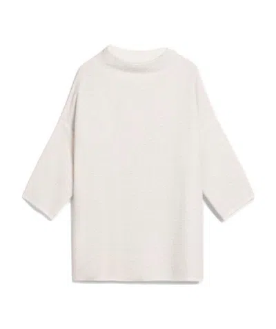 Max Mara Ardenza Knitted Round-neck Pullover In White