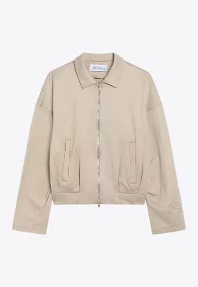 MAX MARA ARGENTA CROPPED SWEATSHIRT