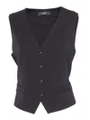 Max Mara Gilet Pacche-38 Nd  Female In Black