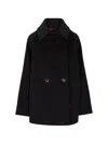 Max Mara Ariano Double-breasted Coat In Multi