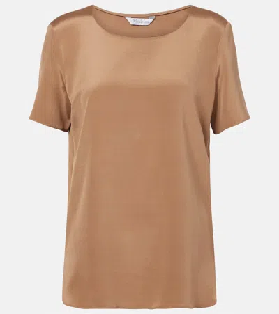 Max Mara Aris Silk-blend T-shirt