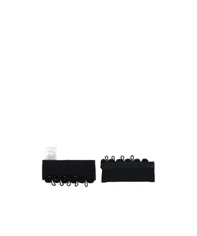 Max Mara Arm Warmers Gloves In Black