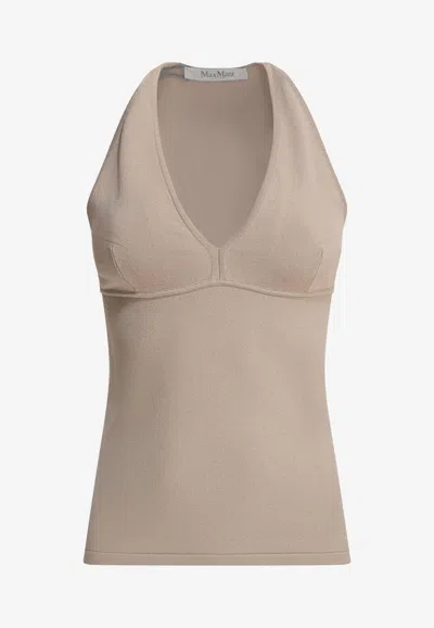 MAX MARA ARMIDA V-NECK TANK TOP