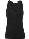 Max Mara Armida1234 Cotton Bra Tank In Black